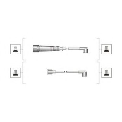 MAGNETI MARELLI 941319170003 -  Комплект проводов зажигания